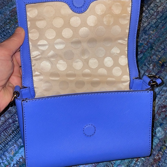 Kate Spade Blue Crossbody Bag with Gold Hardware - Picture 5 of 11